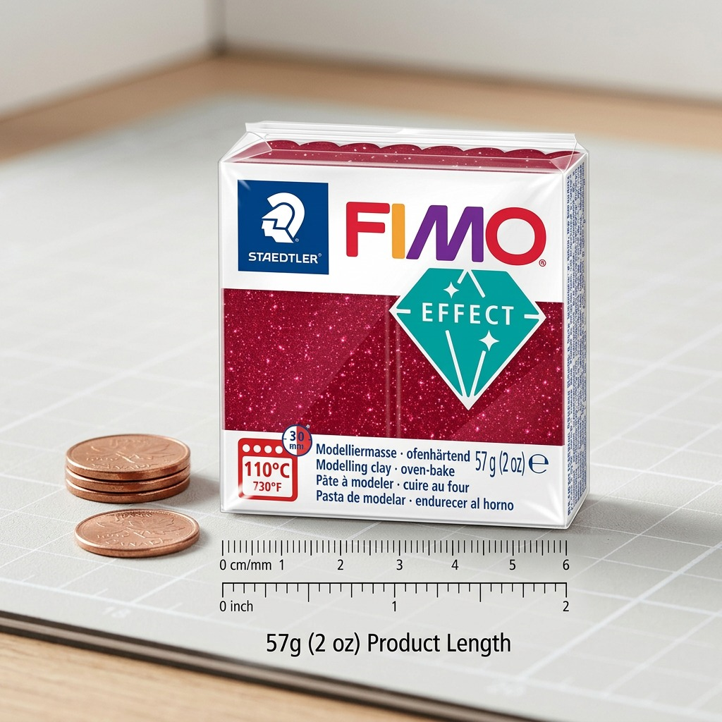 Staedtler Modelling Clay Fimo Effect Galaxy Red 57g (2 oz)