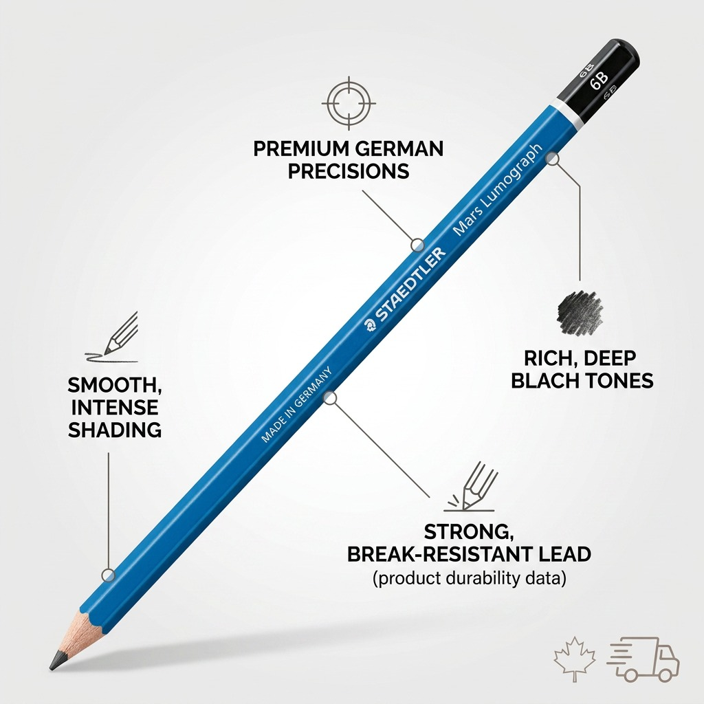 Staedtler Pencil Lumograph 6B - Replaces 100-6B-11