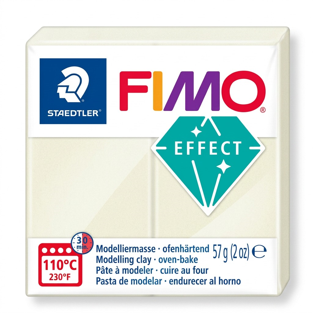 Staedtler Modelling Clay Fimo Effect Noctilucent (Glow in the Dark) 57g (2 oz)