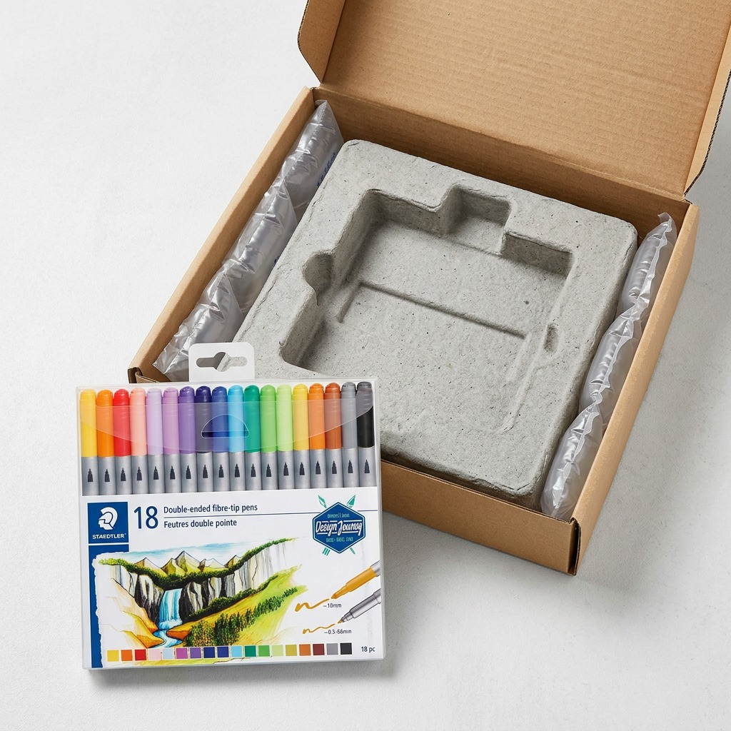 Staedtler Double-ended Fibre-tip Pens 18-Pack (Ve6)
