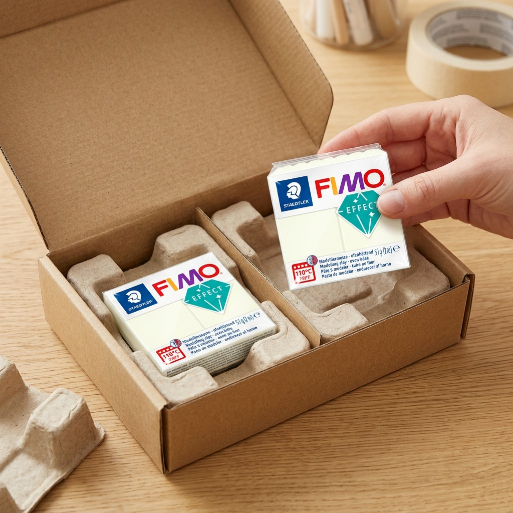 Staedtler Modelling Clay Fimo Effect Noctilucent (Glow in the Dark) 57g (2 oz)
