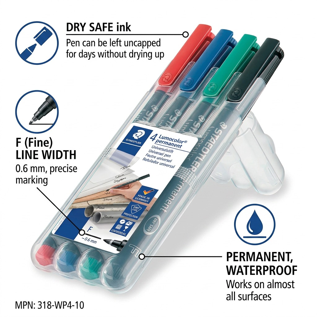 Staedtler Marker Lumocolor Fine Permanent