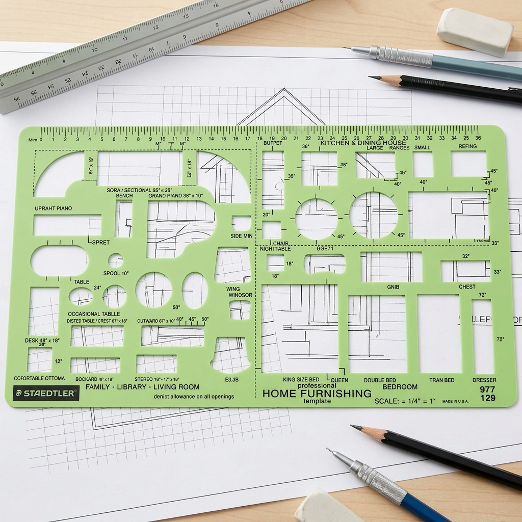 Staedtler Template Home Furnishing