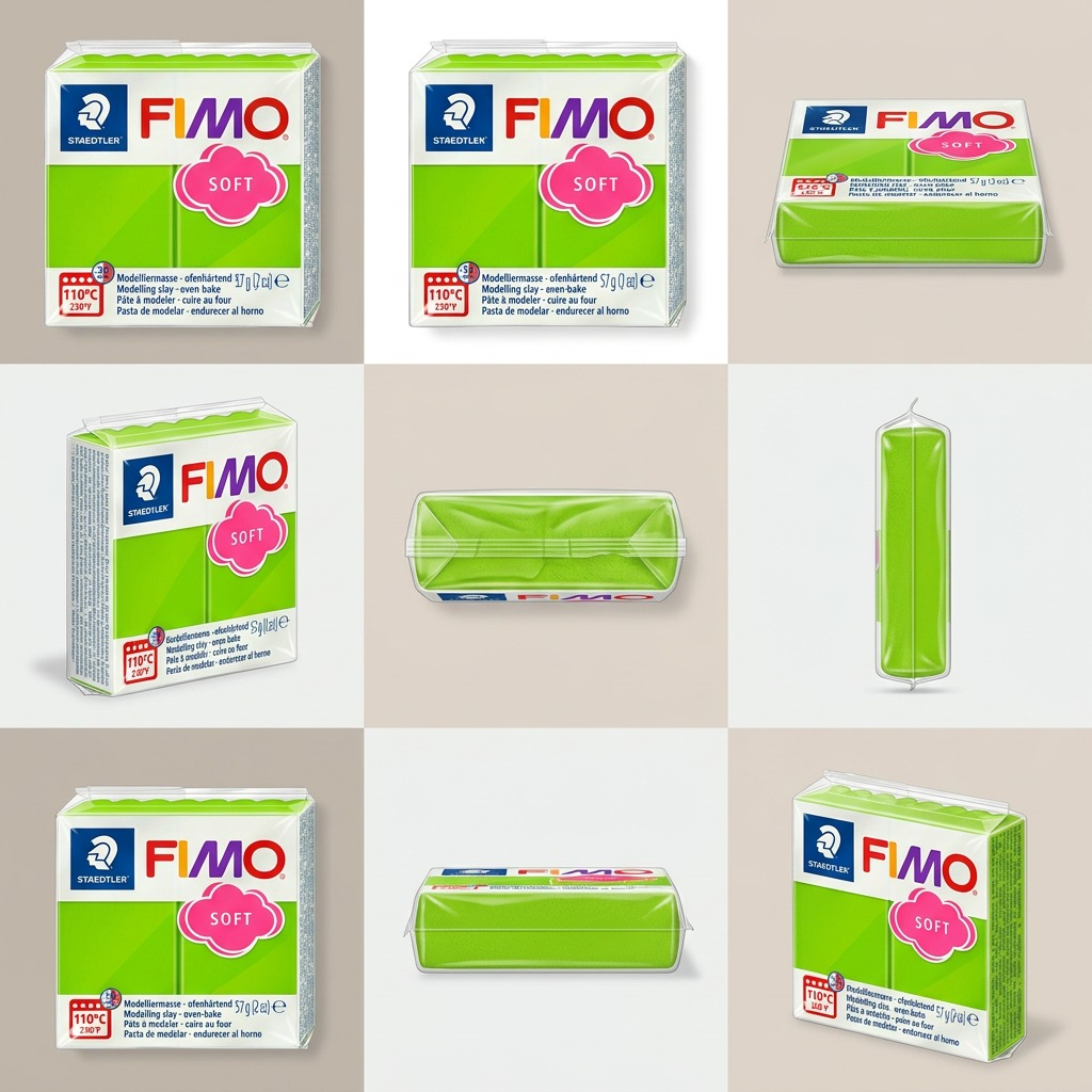Staedtler Modelling Clay Fimo Soft Apple Green 57g (2 oz)