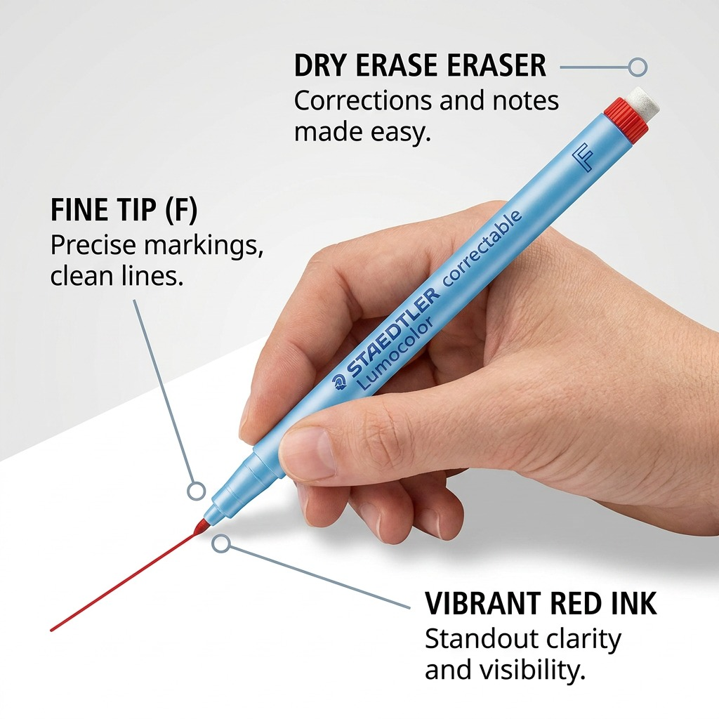 Staedtler Marker Lumocolor Erasable Fine