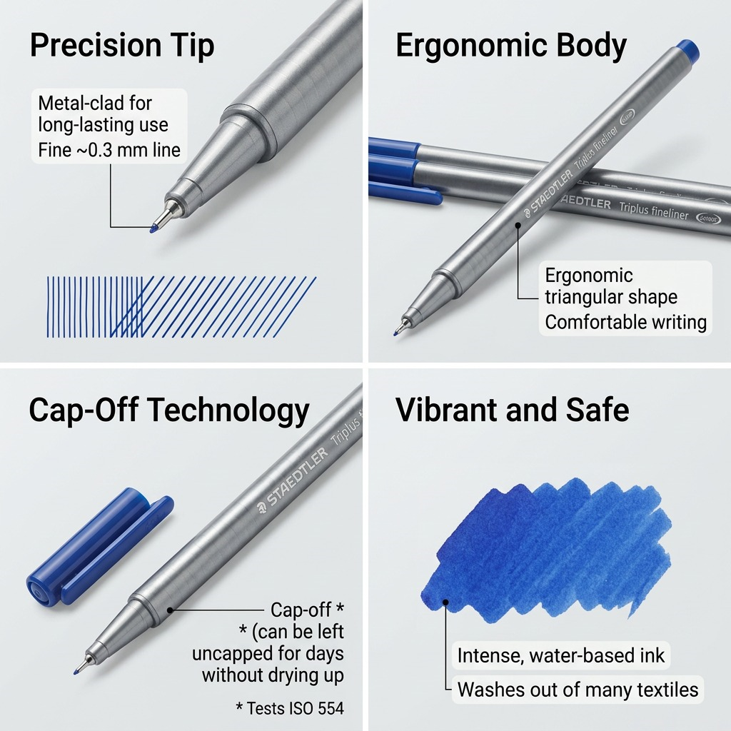 Staedtler Marker Triplus 0.3mm Blue