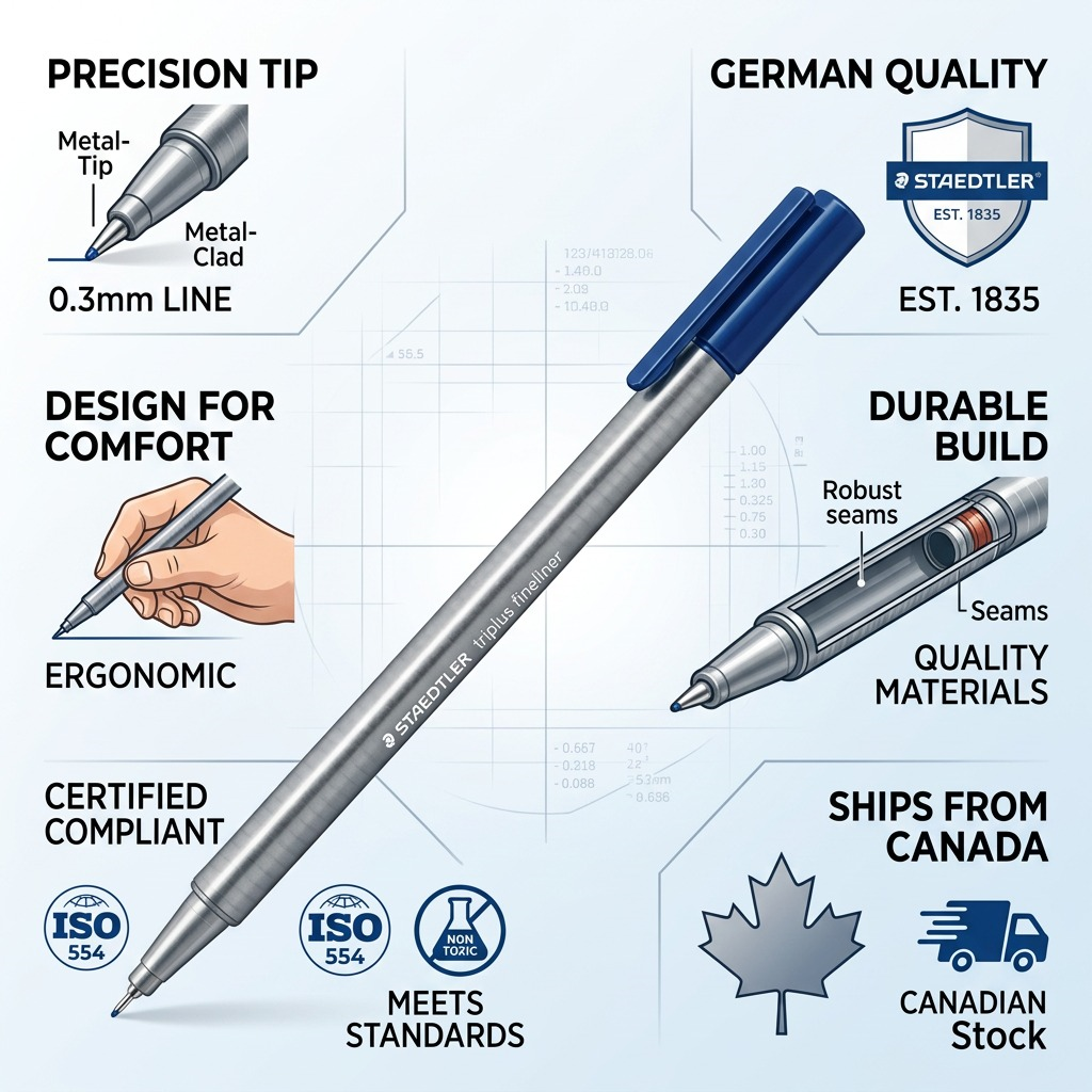 Staedtler Marker Triplus 0.3mm Blue