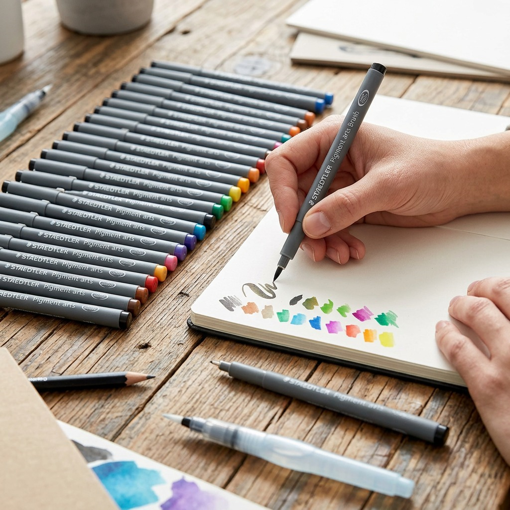 Staedtler Pigment Arts Brush Set of 24