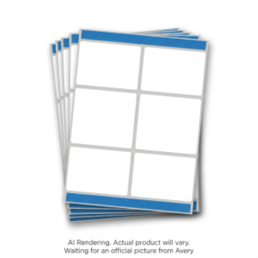 Avery White TrueBlock Labels, 5" x 3 1/2", Permanent, 25 Sheets/Envelope