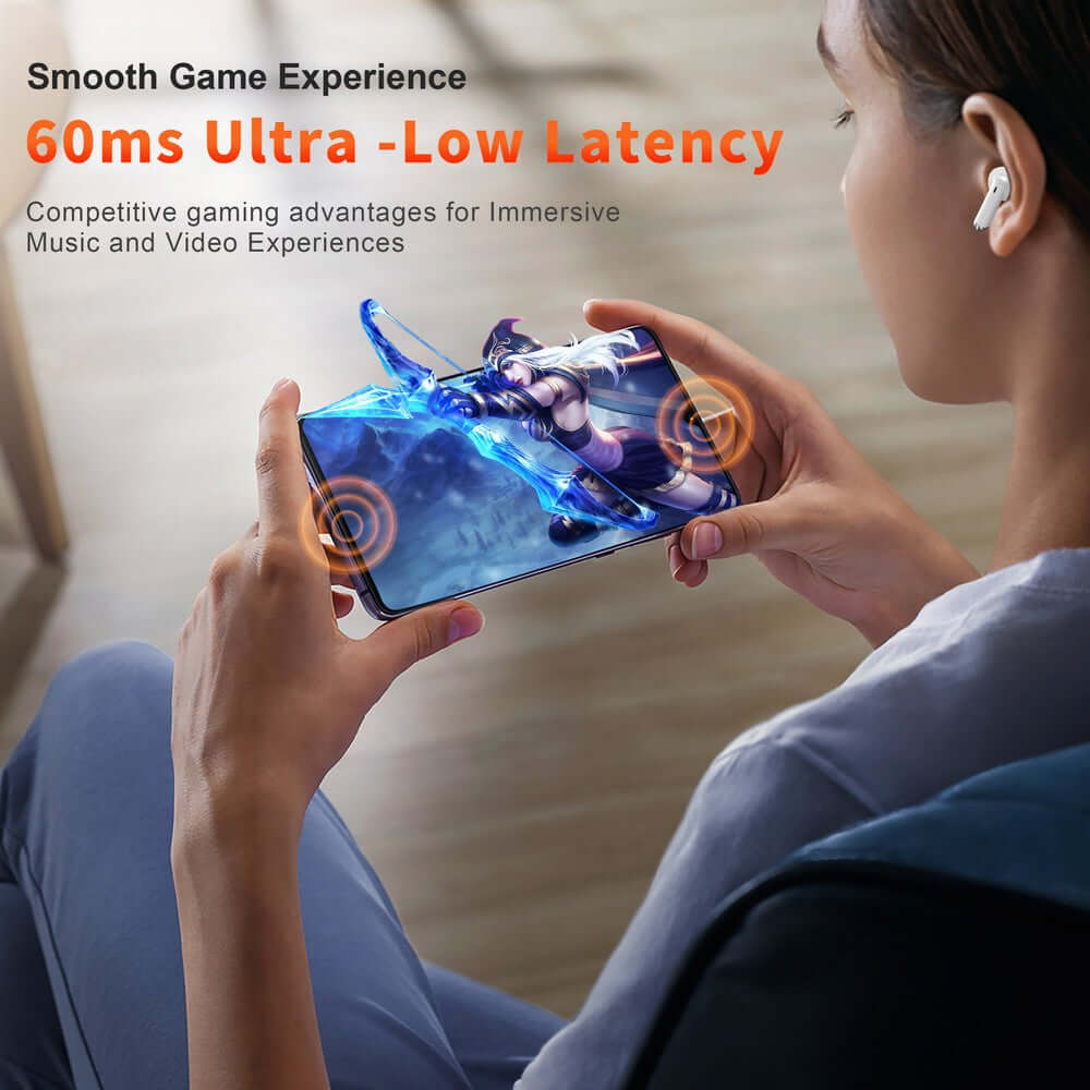 Écouteurs intra-auriculaires sans fil Bluetooth étanches IPX5 avec charge USB-C