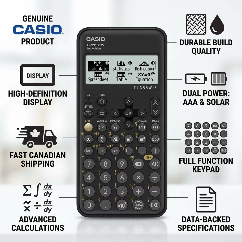 Casio FX-9910CW ClassWiz Scientific Calculator