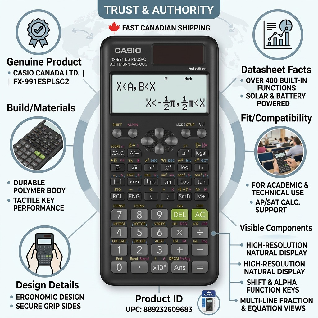 Casio FX-991ES Plus C2 Scientific Calculator