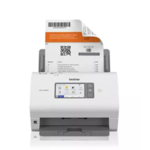 Scanner de bureau professionnel Brother ADS-4900W pour groupes de travail très actifs avec gros volumes de numérisation (remplace ADS3600W)