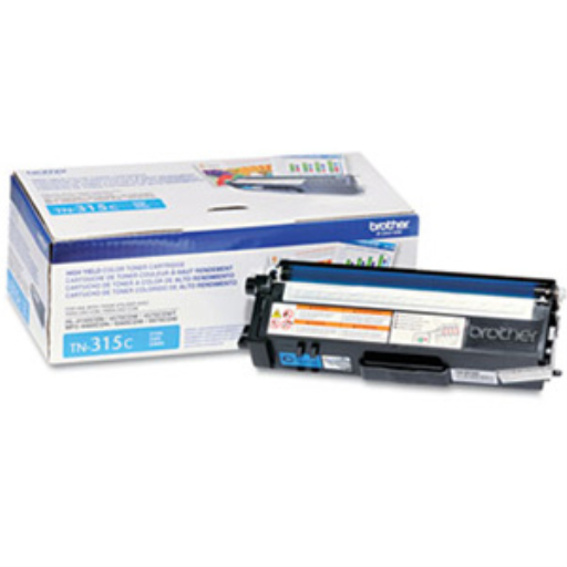 Cartouche de toner cyan Brother TN315C, grand rendement
