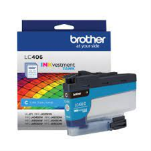 Brother Original LC406CS Cartouche d'encre cyan à rendement standard