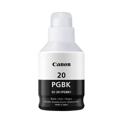 Bouteille d'encre pigmentée noire GI-20 Réf. 3383C001