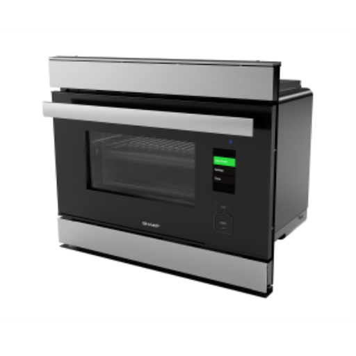 Four combiné vapeur encastré intelligent Sharp SSC2489GS 24 pouces avec contrôle Alexa et convection