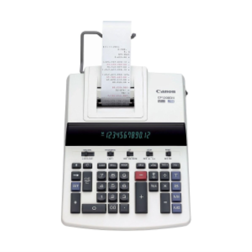 Canon CP-1200DII Silver 12-Digit Printing Calculator