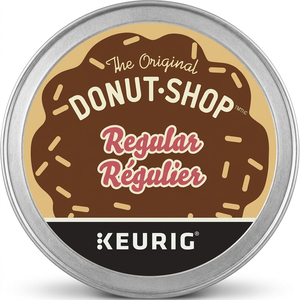 COFFEE-K CUP DONUT SHOP ORIGINAL MEDIUM ROAST, REGULAR-32095 24/BX