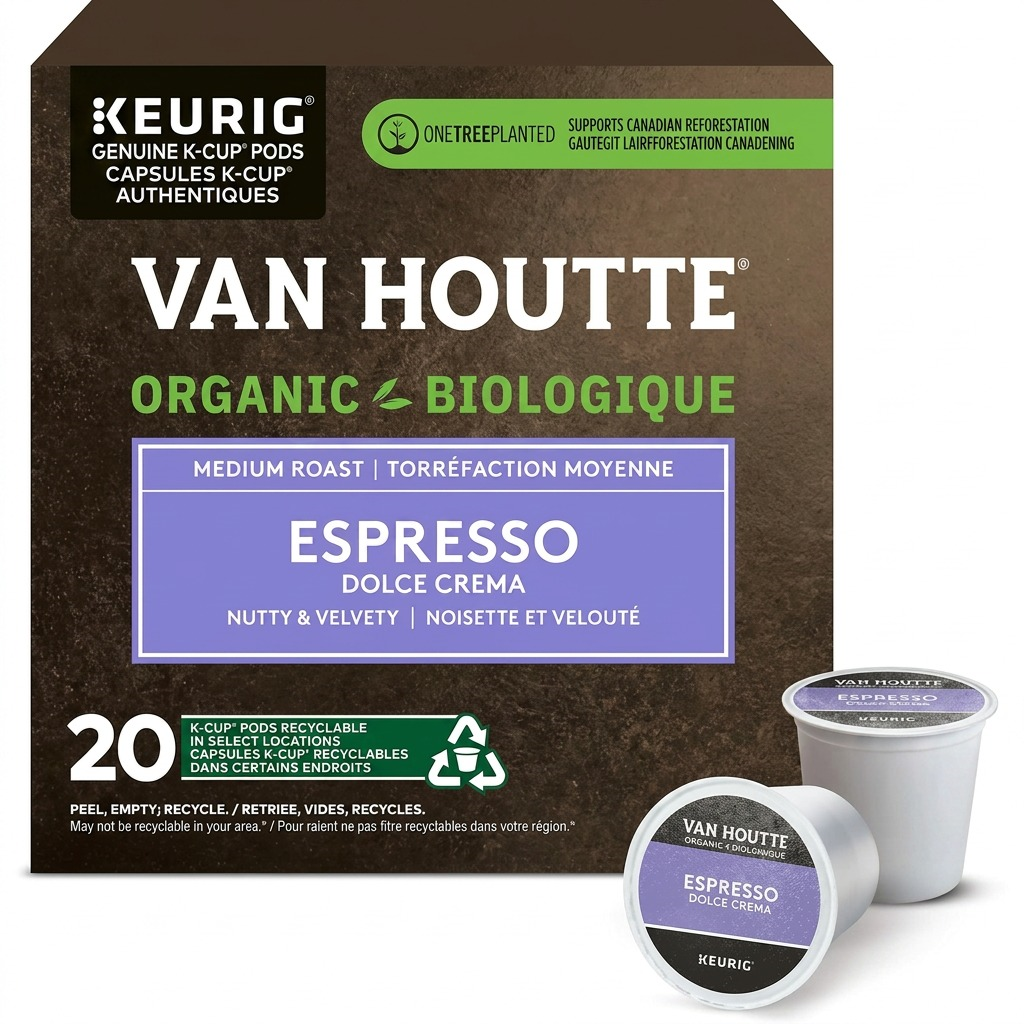 Van Houtte? Coffee Single Serve - Vhou Kc Fto Dolce Crema Med 20Ct Sl