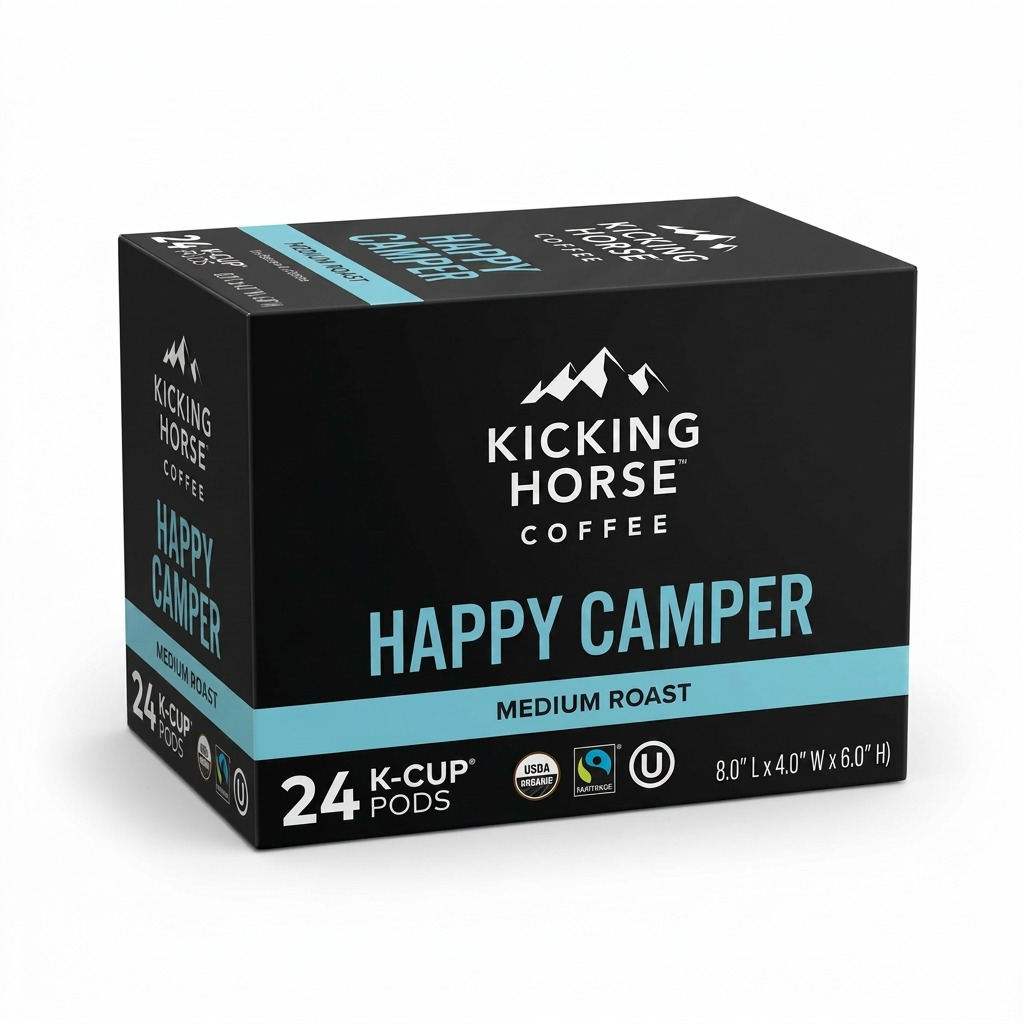 Kicking Horse Coffee Single Serve - Khrs Kc Happy Camper Fto Bil 24Ct