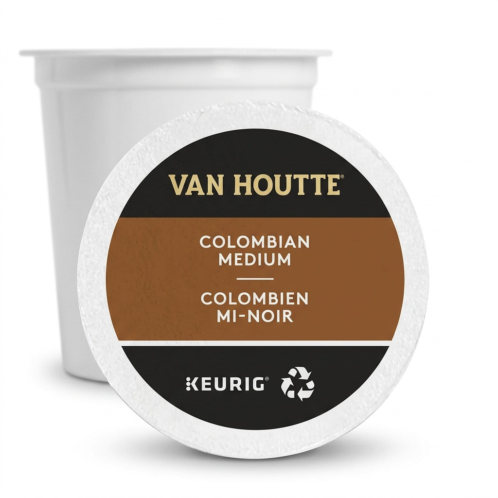 COFFEE-K CUP VAN HOUTTE COLOMBIAN MEDIUM (33717) 24/BX