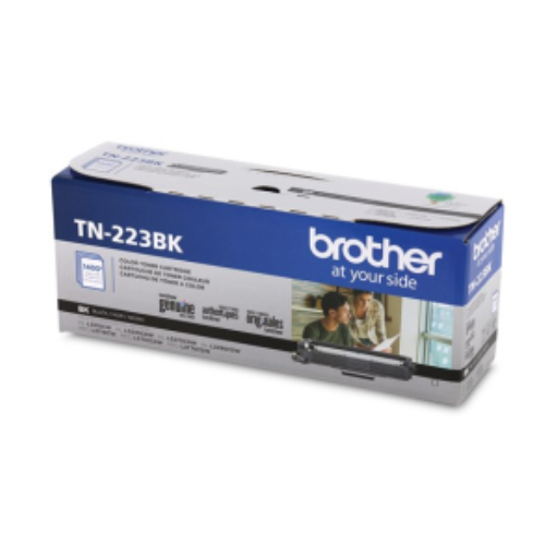 Brother TN223BK Genuine Standard Yield Black Toner Cartridge – 1,400 Page Yield