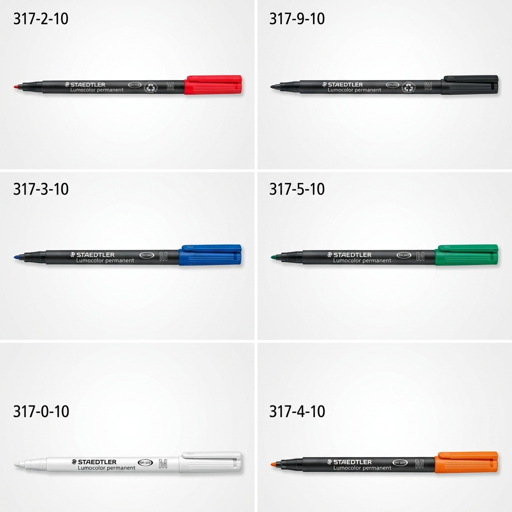 Staedtler Marker Lumocolor Medium Permanent Red
