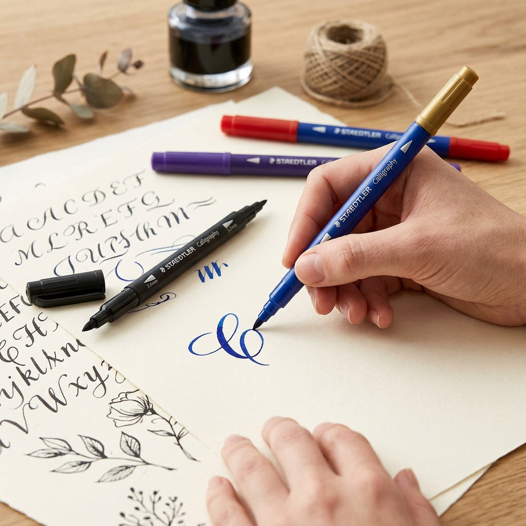 Staedtler Dual Tip Markers Calligraph Duo 12-Pack