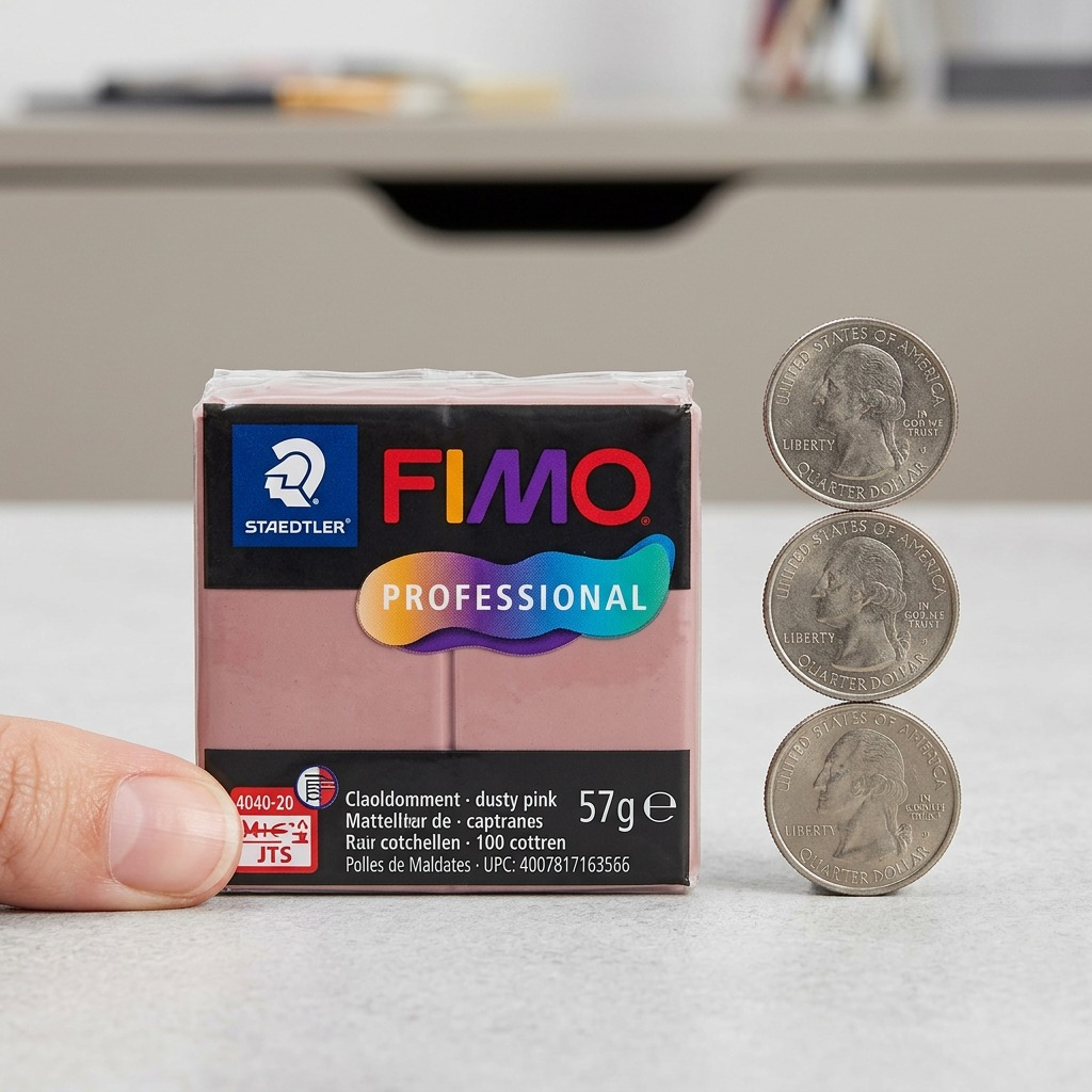 Staedtler Modelling Clay Fimo Professional Dusty Pink 57g (2 oz)