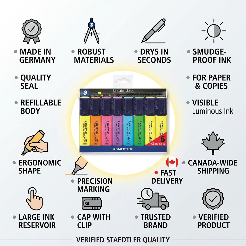 Staedtler Highlighter Textsurfer Promo 6+2