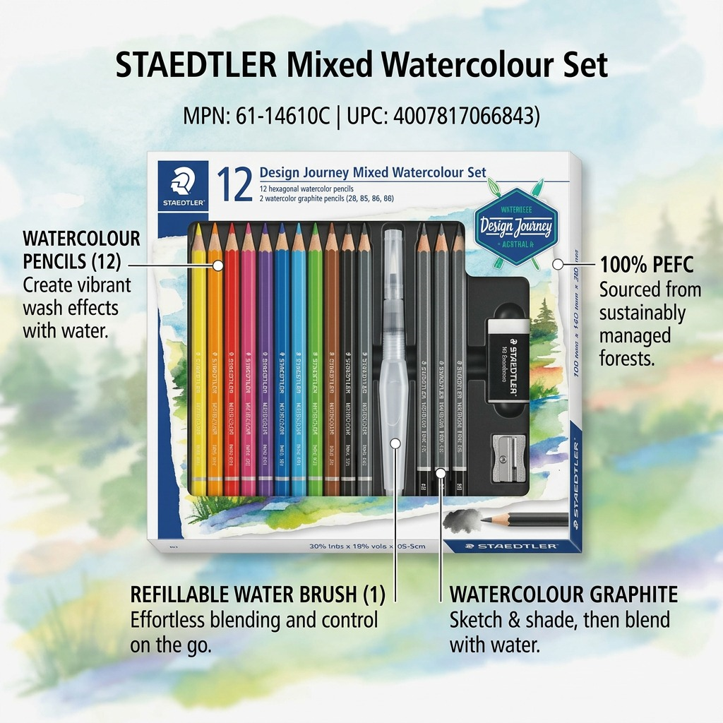 Staedtler Mixed Watercolour Set 100% PEFC