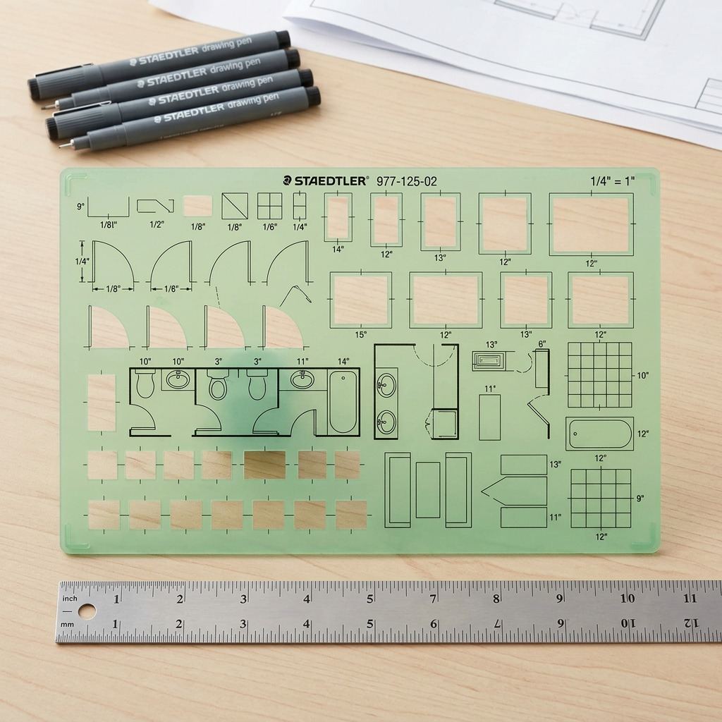 Staedtler Template Architects and Builders