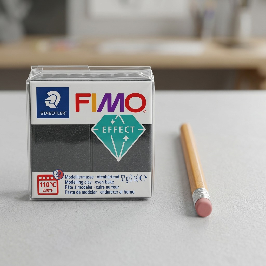 Staedtler Modelling Clay Fimo Effect Grey Metallic 57g (2 oz)