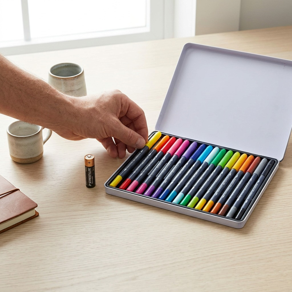 Staedtler Double-ended Watercol. Brush 18-Pack