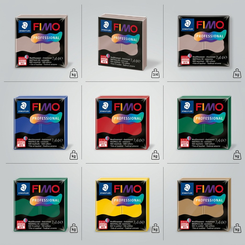 Staedtler Modelling Clay Fimo Professional Taupe 57g (2 oz)
