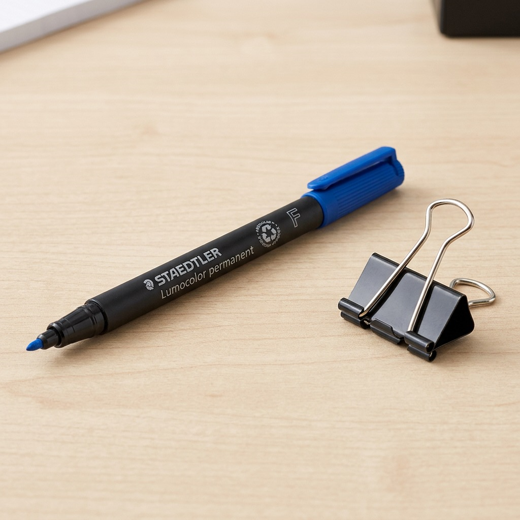Staedtler Marker Lumocolor Fin Permanent Blue