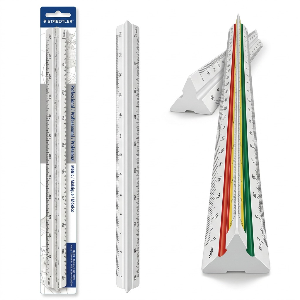 Staedtler Triangular Ruler Architec 30cm