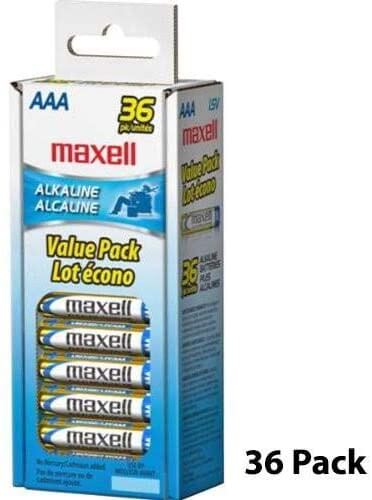 Piles Alcalines AAA - 36/pqt
